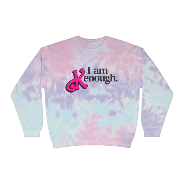 I AM KEN ENOUGH Barbie Tie-Dye Sweatshirt Printify