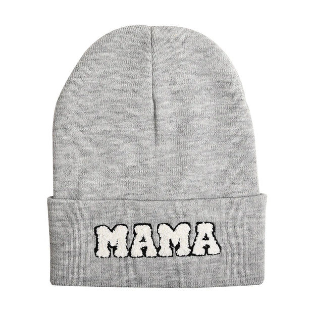 Mama Beanie | Trendy Ladies Cotton Knit Beanie Baby Vibes & Co.