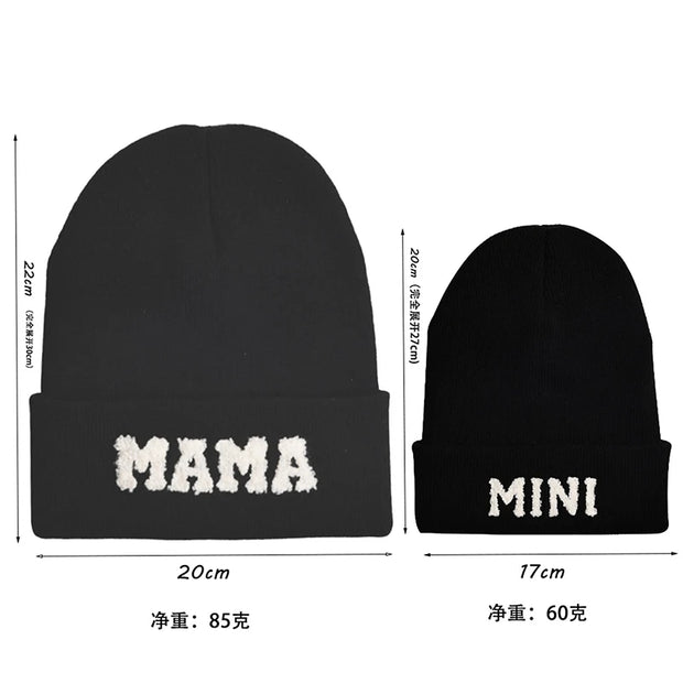 Mama Beanie | Trendy Ladies Cotton Knit Beanie Baby Vibes & Co.