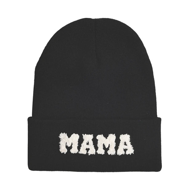 Mama Beanie | Trendy Ladies Cotton Knit Beanie Baby Vibes & Co.